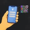 Illustrated phone scanning QR code with yuan symbol — fixing Alipay payment issues