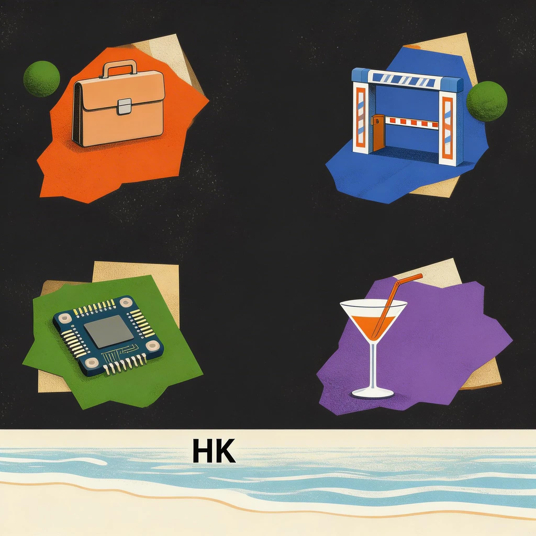 Shenzhen district map — Futian for business, Luohu for border, Nanshan for tech, Shekou for leisure, HK across the water