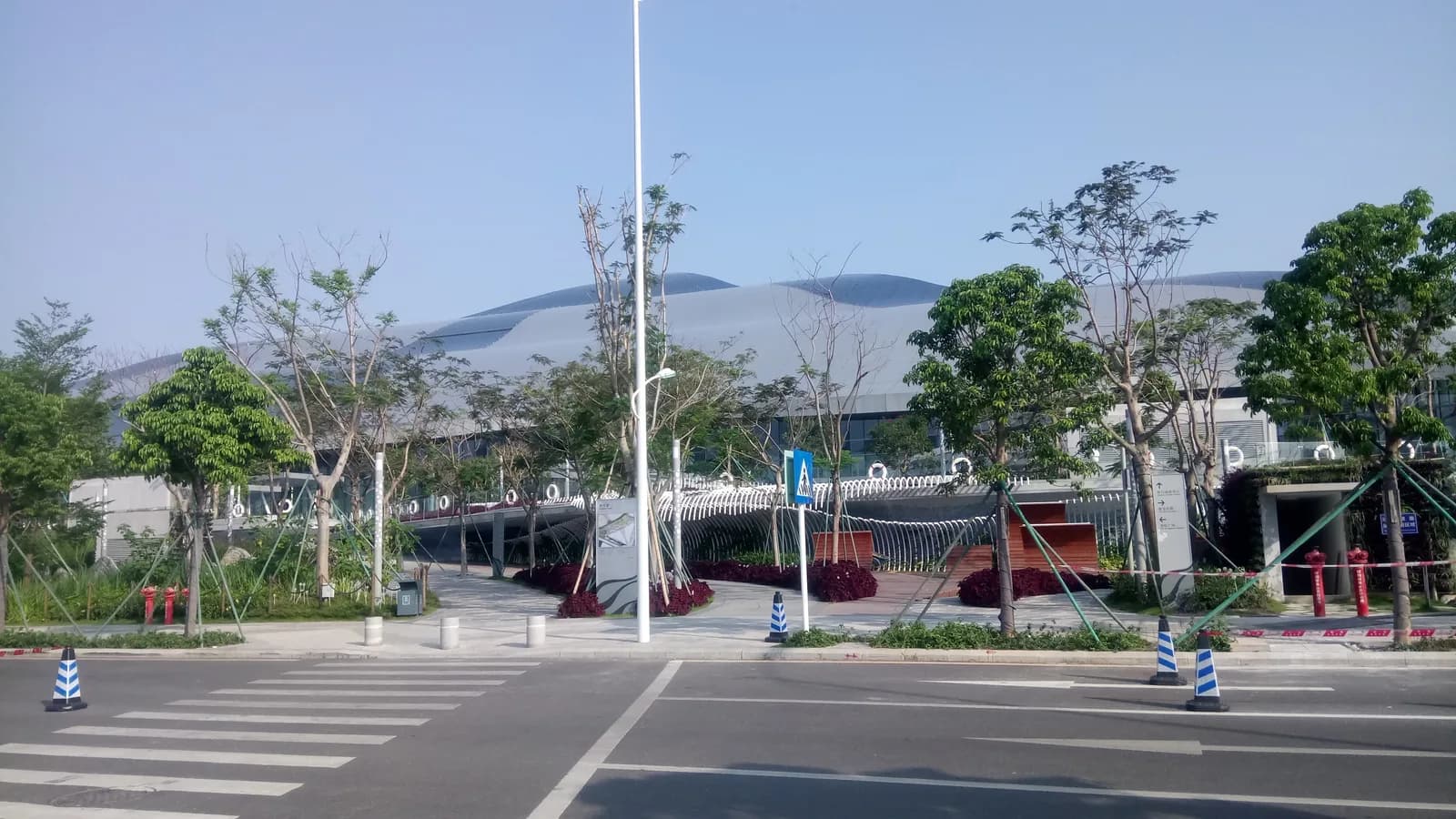 Shekou Cruise Center in Shenzhen seen from the street, May 2017