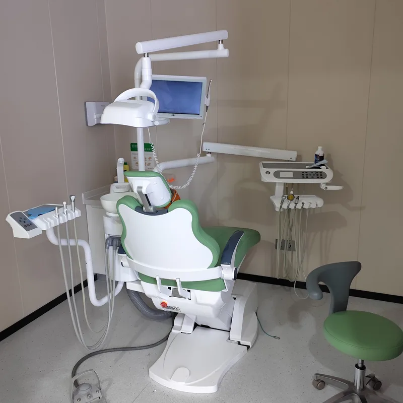 Dental treatment chair inside JunXin Dental Clinic in Luohu, Shenzhen