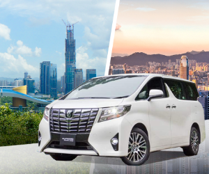 Minivan pictured for a private Hong Kong–Shenzhen transfer